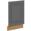 Kuchyňská skříňka Stilo DustGRAR - ZM 570 x 446 cm dvířka pro vestavnou myčku, Dust Grey + Artisan