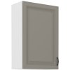 Kuchyňská skříňka Stilo ClayGRWH - horní 60 G-90 1F, Clay Grey + bílá