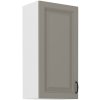 Kuchyňská skříňka Stilo ClayGRWH - horní 45 G-90 1F, Clay Grey + bílá