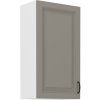 Kuchyňská skříňka Stilo ClayGRWH - horní 50 G-90 1F, Clay Grey + bílá