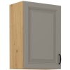 Kuchyňská skříňka Stilo ClayGRAR - horní 50 G-72 1F, Clay Grey + Artisan