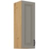 Kuchyňská skříňka Stilo ClayGRAR - horní 30 G-90 1F, Clay Grey + Artisan