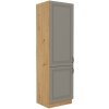 Kuchyňská skříňka Stilo ClayGRAR - 60 LO-210 2F sloupek pro zabudování lednice, Clay Grey + Artisan
