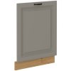 Kuchyňská skříňka Stilo ClayGRAR - ZM 713 x 596 cm dvířka pro vestavnou myčku, Clay Grey + Artisan
