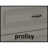 Kuchyňská skříňka Stilo ClayGRAR - ZM 570 x 596 cm dvířka pro vestavnou myčku, Clay Grey + Artisan