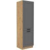 Kuchyňská skříňka Luna DustGRAR - 60 LO-210 2F sloupek pro zabudování lednice