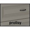 Kuchyňská skříňka Stilo ClayGRAR - horní výklop 40 NAGU-36 1F, Clay Grey + Artisan