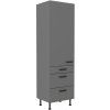 Kuchyňská skříňka Nessa/ANT - 60 DKS-215 3S 1F potravinová se šuplíky PREMIUM BOX