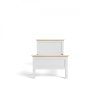Postel Provence 801 90x200 bílá/dub