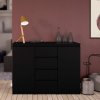 Komoda Simplicity 236 černá MAT