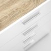Komoda Pedro 501 oak/bílý lesk