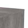 Komoda Simplicity 236 beton/bílý lesk