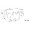 Sedací souprava Manon UNI světle hnědá