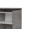Čelo postele Simplicity 135 šíře 140 cm beton/bílý lesk