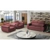 Sedací souprava Bodie 3+1+1 tmavě růžová