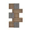 Knihovna Penta 738 jackson hickory/beton