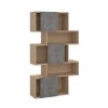 Knihovna Penta 738 jackson hickory/beton