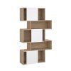 Knihovna Penta 738 jackson hickory/bílý lesk