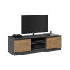 TV stolek Malvína 120 antracit/dub artisan