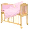115 2 povleceni do postylky 7dilne scarlett meda do postylky baby scarlett 90 x 41 cm ruzova