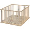 904 5 matrace mracek do ohradky bela bezova 100 x 100 cm