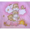 2668 3 povleceni do postylky 4dilne scarlett mracek ruzova 90 x 120 cm