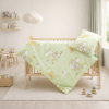 3705 povleceni do postylky 2dilne scarlett mracek zelena 90 x 120 cm