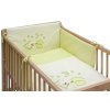 3783 5 povleceni do postylky 6dilne scarlett mesicek zelena 100 x 135 cm