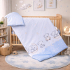 4101 povleceni do postylky 2dilne scarlett toro modra 90 x 120 cm