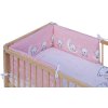 4110 3 povleceni do postylky 6dilne scarlett toro ruzova 90 x 120 cm