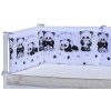 6734 4 mantinel do postylky 4dilny scarlett panda 210 x 40 cm bila