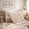 10243 povleceni do postylky 2dilne scarlett dino 135 x 100 cm bezove