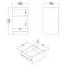 Noční stolek Simplicity 221 jackson hickory