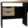 Rohový psací stůl Felix 118 černý mat/jackson hickory