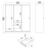 Skříň Simplicity 148 bílá