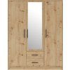 Šatní skříň Smart SRL 2 - se zrcadlem artisan