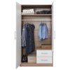 Šatní skříň Smart SRL 3 - se zrcadlem artisan