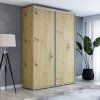 Šatní skříň Zuza  šířka 140 cm, hloubka 45 cm, výška 242 cm