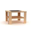 BRADOP Konferenční stůl ALOIS 65×65 (Barevné provedení P - PŘÍRODNÍ)