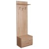 BRADOP Předsíňová stěna D24 (Barevné provedení P - PŘÍRODNÍ)