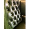 Křeslo Chesterfield Queen kůže zelená