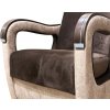 Sedací souprava Vanya 3f+1+1 Vogue 6/3 hnědo béžová se dřevem