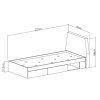 Postel 90x200 Alessio 12 L/P