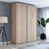 Šatní skříň Baryla šířka 150 cm, výška 220 cm, hloubka 61 cm