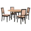 ROMA 13 czarny (21B)+ OSLO 3L czarny blat artisan