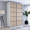 Šatní skříň Baryla plus - šířka 120 cm, výška 220 cm, hloubka 61 cm