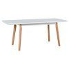 OSLO 7 white; legs natural beech. (2)