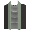 60x60 GN 90 2F (90°) ARIA SA BL