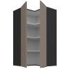 60x60 GN 108 2F (90°) ARIA TA BL