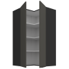 60x60 GN 108 2F (90°) ARIA GR BL